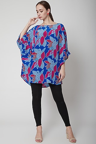 Electric Blue One Size Top by Anupamaa Dayal