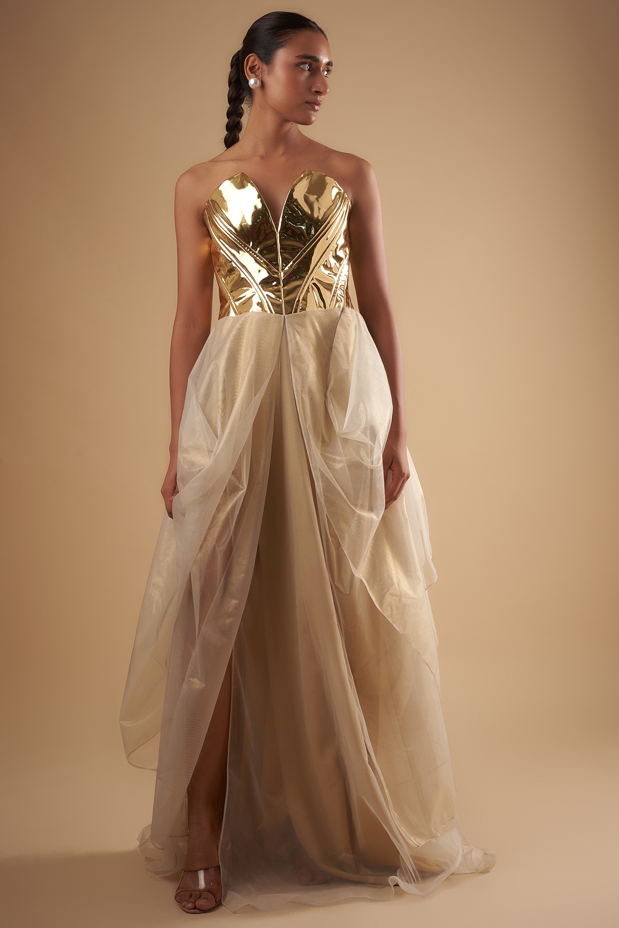 retrofete Doss Dress in Champagne Gold | REVOLVE