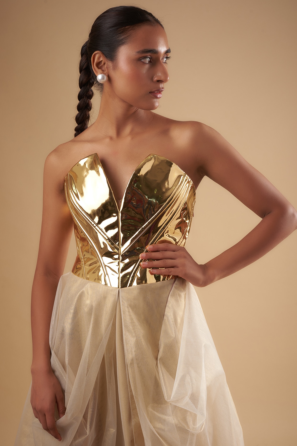 Gold Shimmer gown |