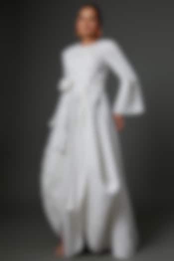 White Khadi Gown by Ada Malik
