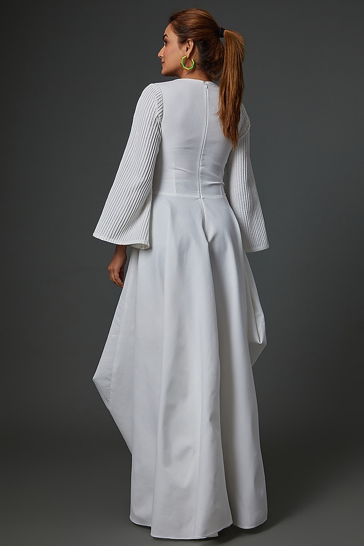 White Khadi Gown by Ada Malik at Pernia's Pop Up Shop