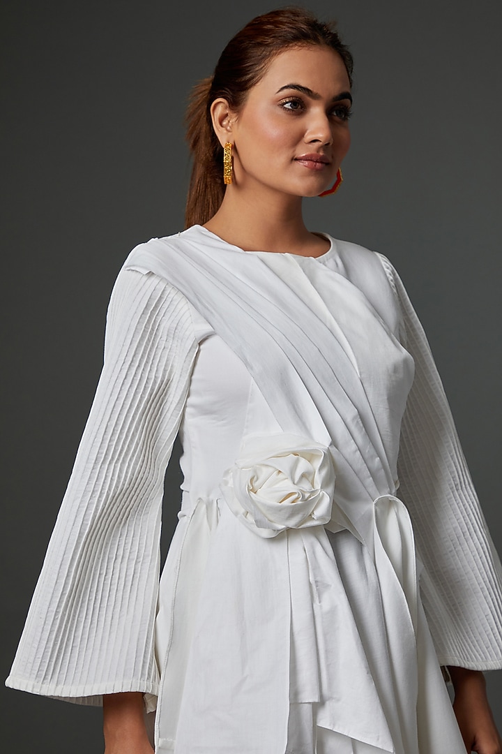 White Khadi Gown by Ada Malik at Pernia's Pop Up Shop