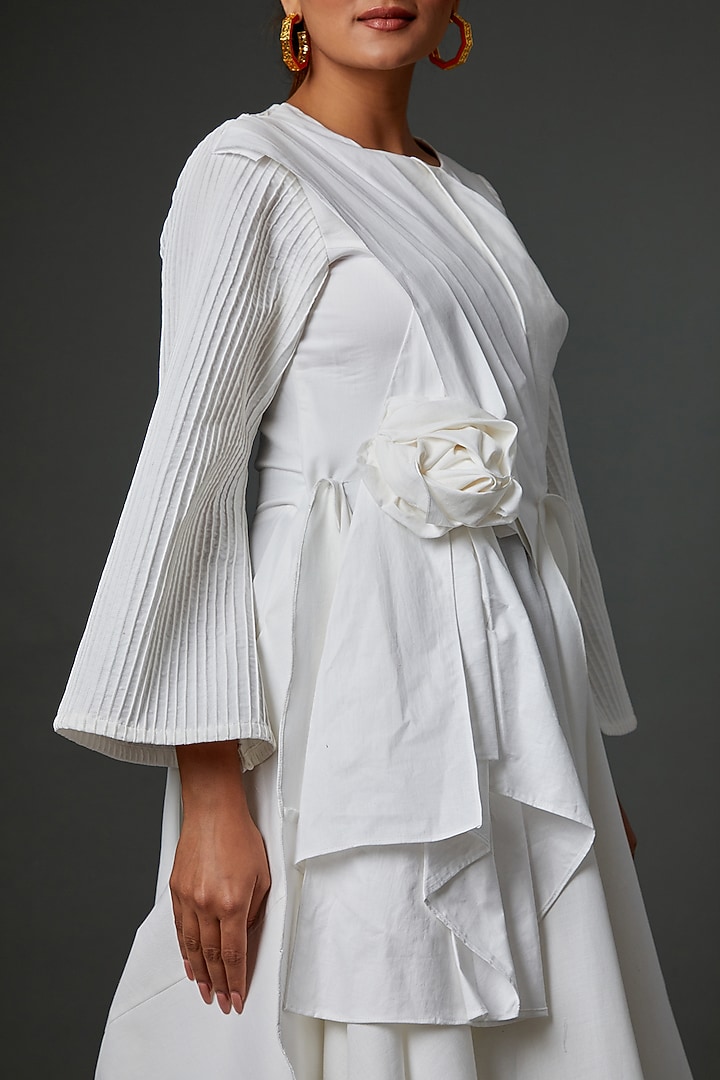 White Khadi Gown by Ada Malik at Pernia's Pop Up Shop