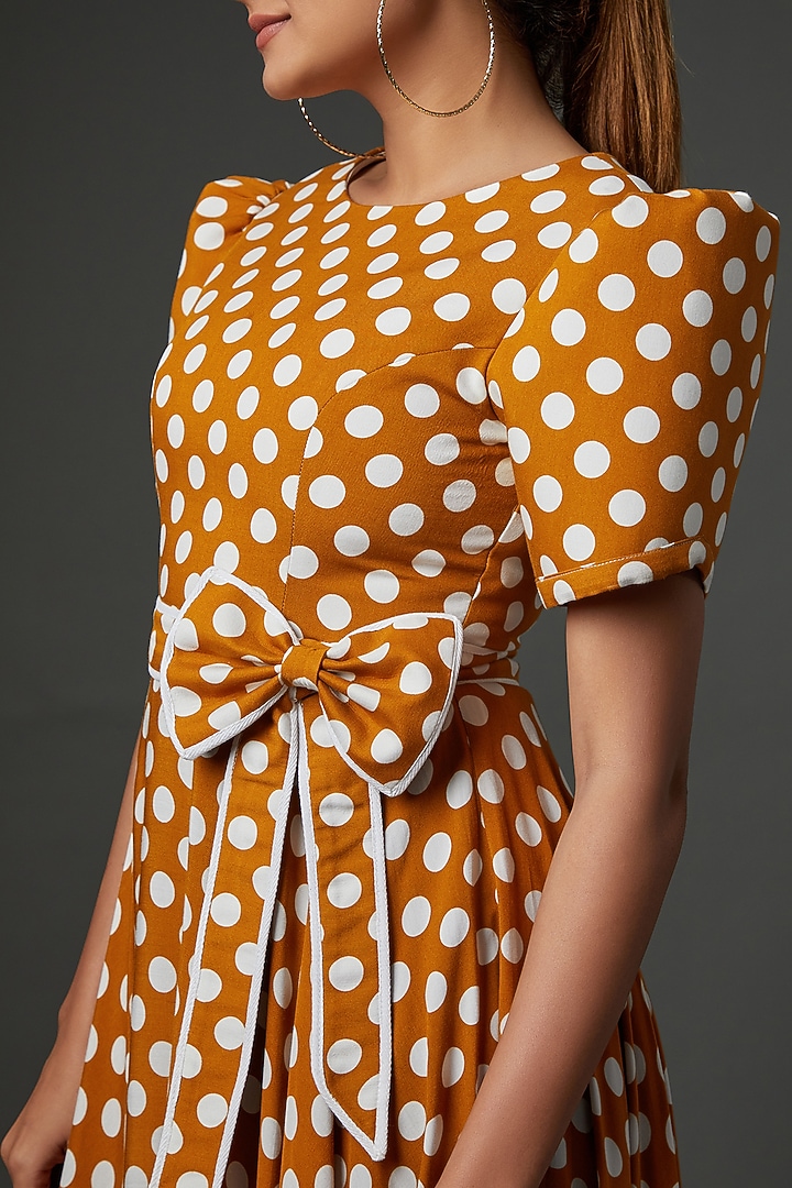 Mustard Yellow Cotton Vacation Dress by Ada Malik at Pernia's Pop Up Shop