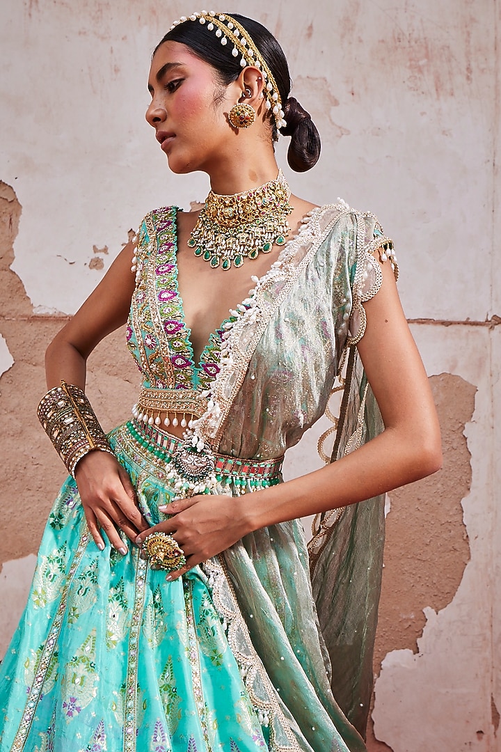Aditi Gupta - Banarsi Chanderi Lehenga