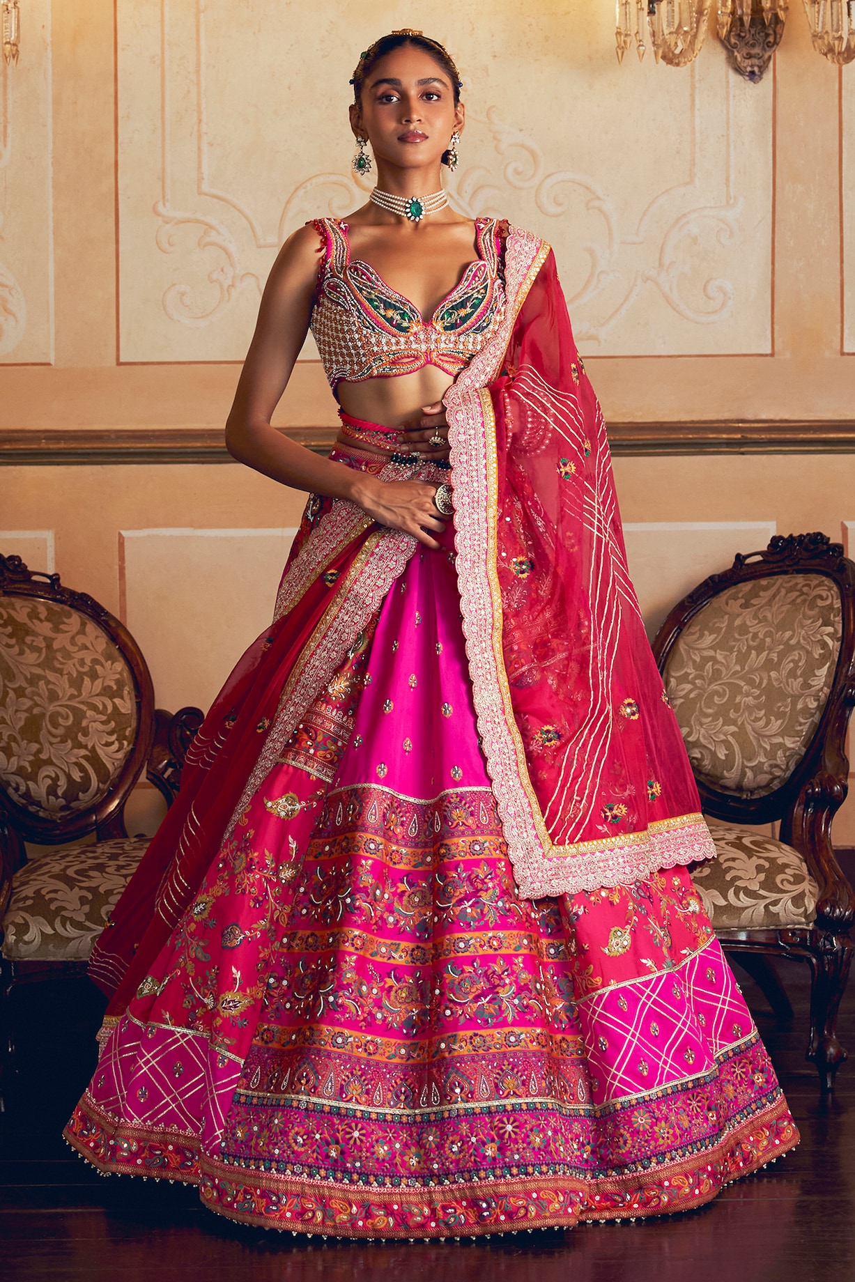 Sabyasachi Bridal Wedding Lehenga Bollywood Lehenga Choli 2018 Hot