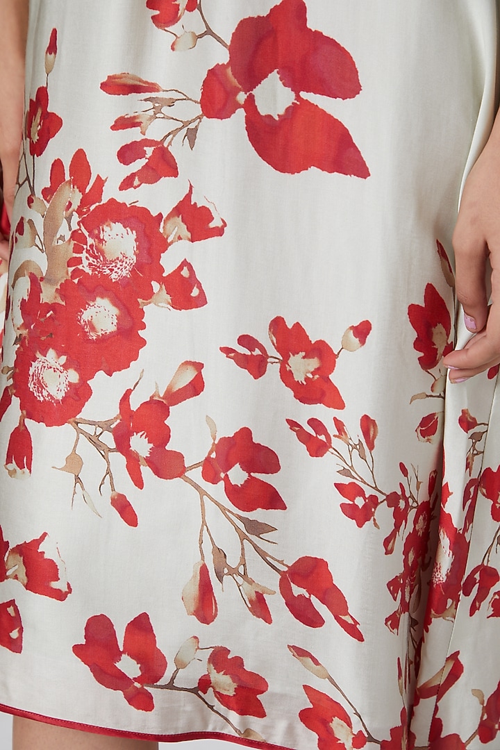 Mint Green Floral Printed Tunic by Adah at Pernia's Pop Up Shop