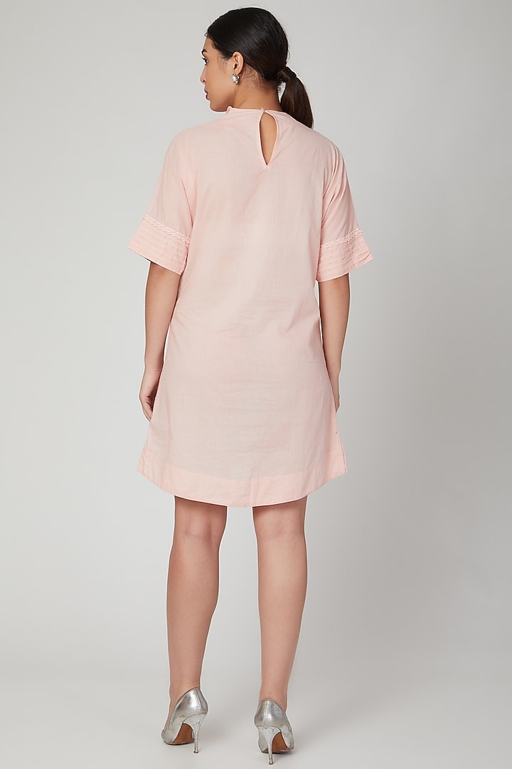 Blush Pink Embroidered Tunic by Adah at Pernia's Pop Up Shop
