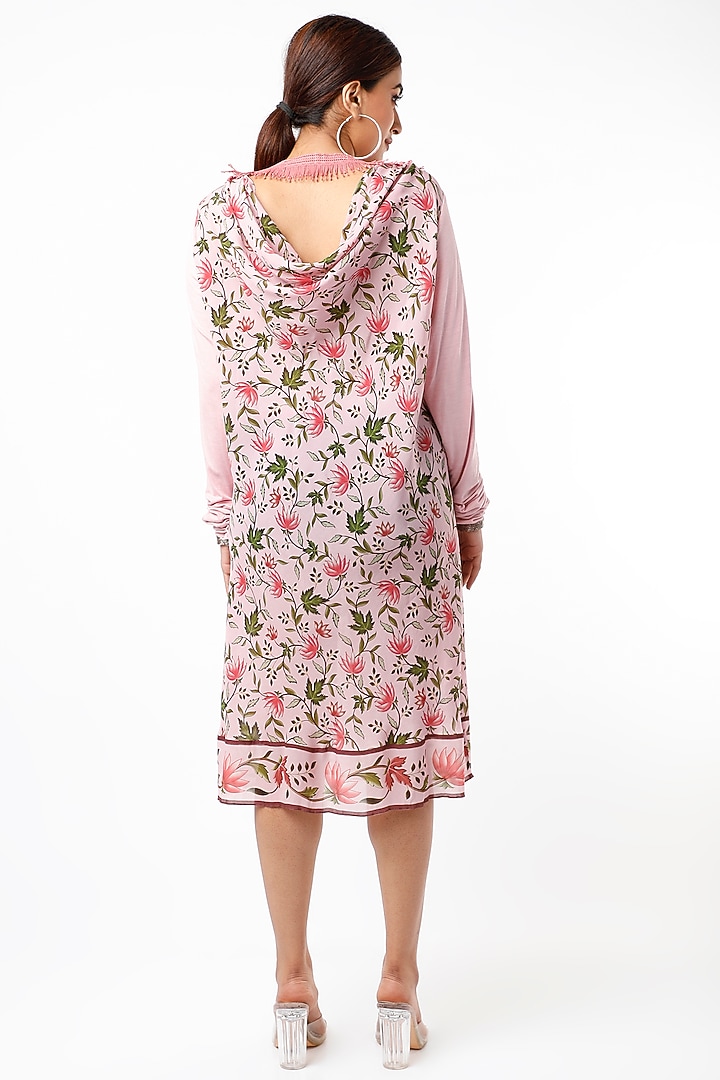 Pink Cutdana Embroidered Tunic by Adah at Pernia's Pop Up Shop