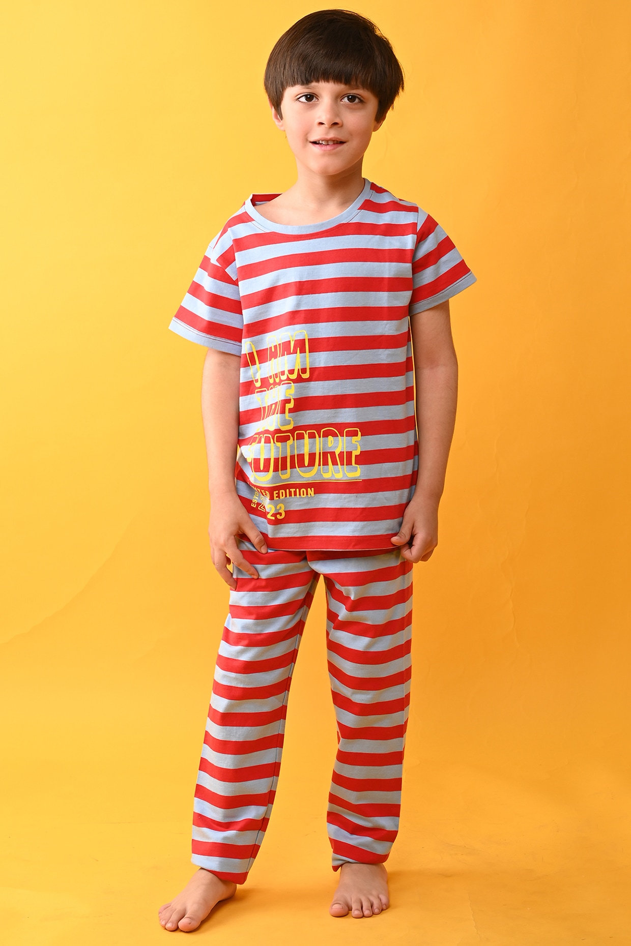 Striped Night Suit Set for Boys in Canada 2024