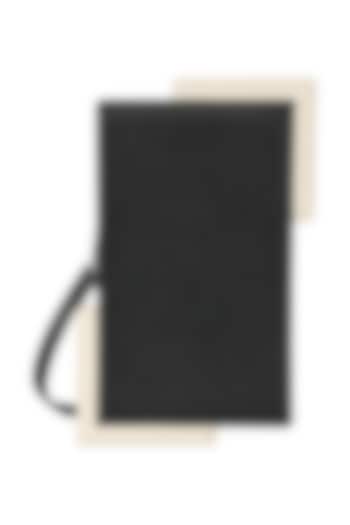 Black Leather Phone Bag by ADISEE