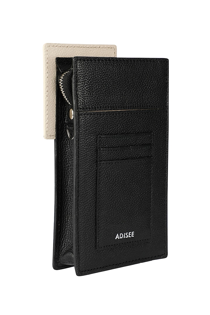 Black Leather Phone Bag by ADISEE at Pernia's Pop Up Shop