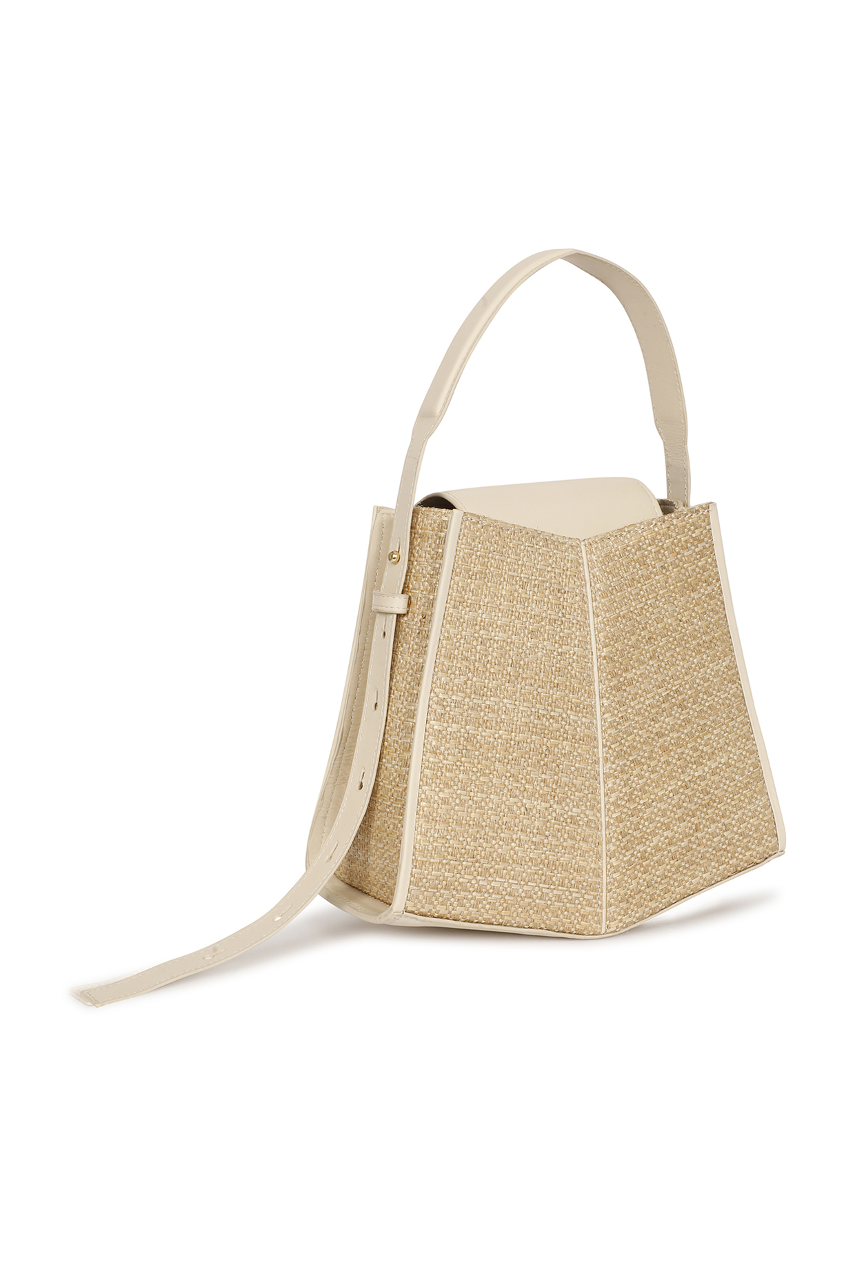 Raffia Bucket Bag in Pop