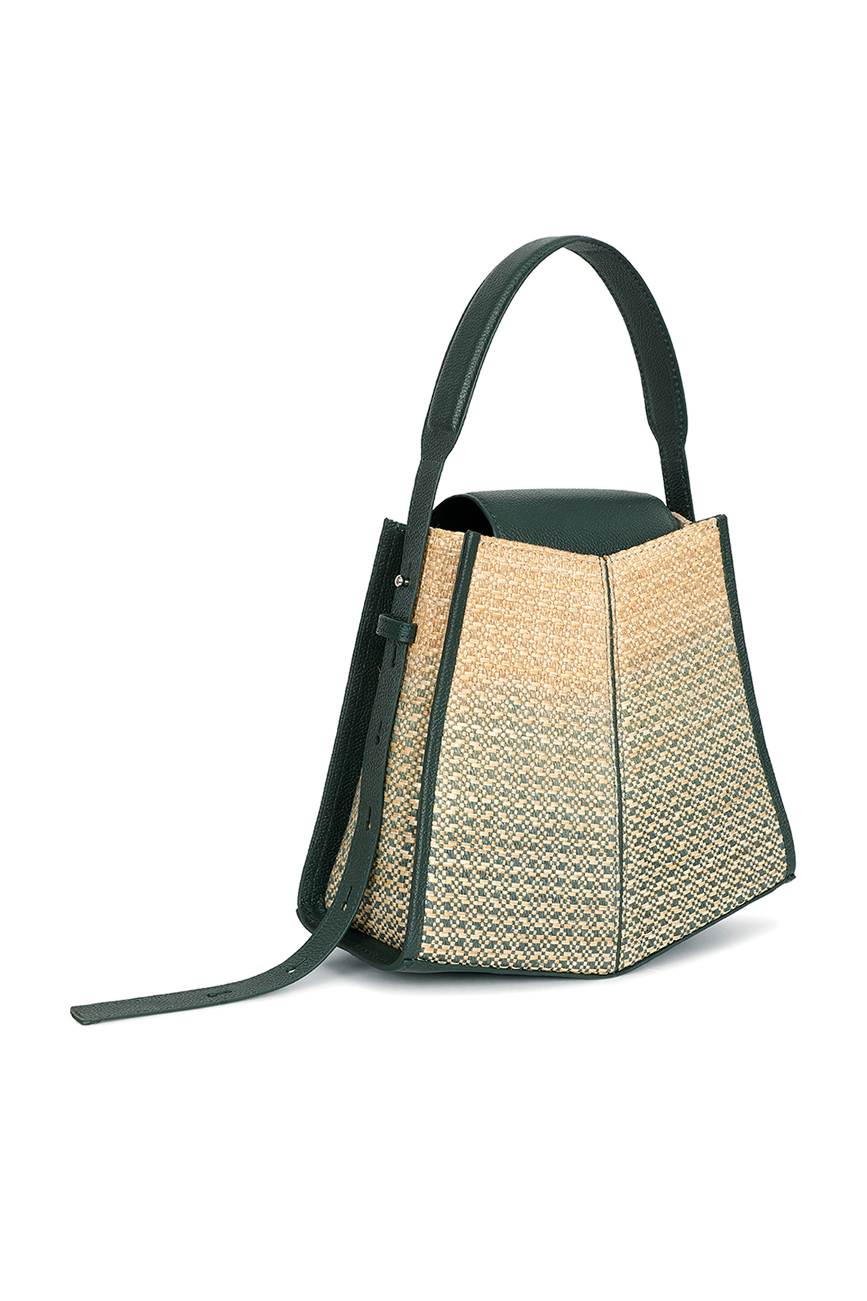 Raffia Bucket Bag in Pop