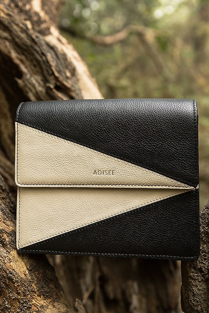 Multi-Coloured Leather Crossbody Bag by ADISEE at Pernia's Pop Up Shop