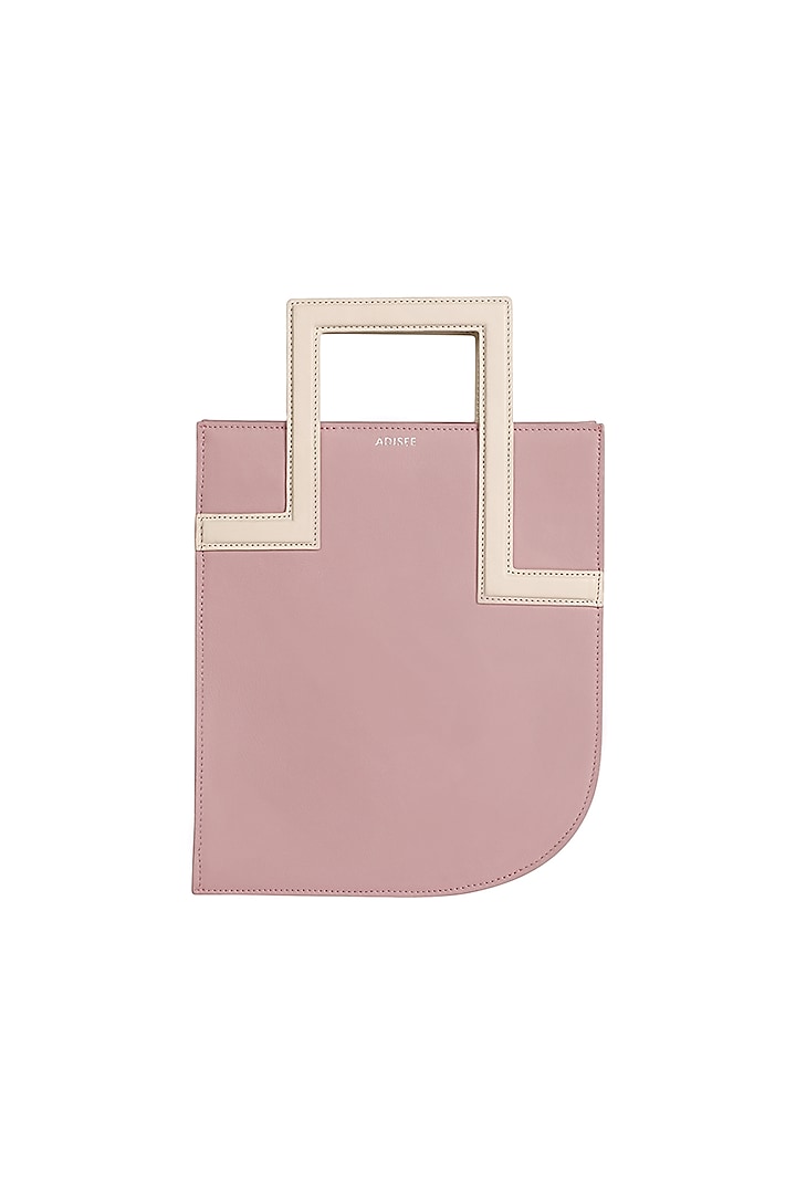 Pink Leather Handbag by ADISEE