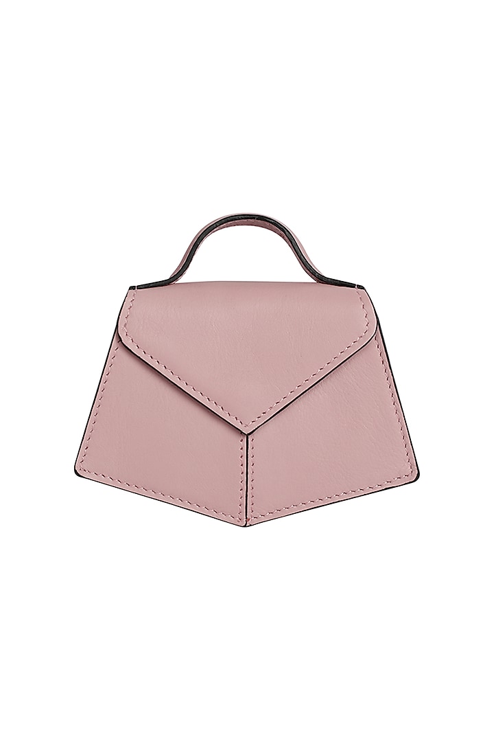 Pink Leather Mini Handbag by ADISEE