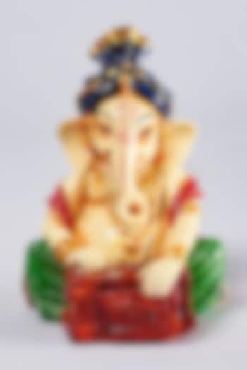 Multi-Colored Fiber Ganpati Idol by Home Decor by Aditi at Pernia's Pop Up Shop