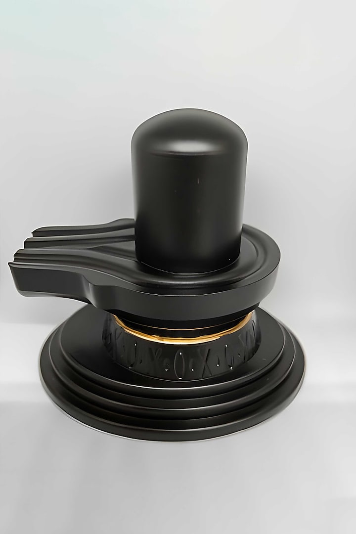 Black Plastic & Fibre Shivling by Home Decor by Aditi at Pernia's Pop Up Shop