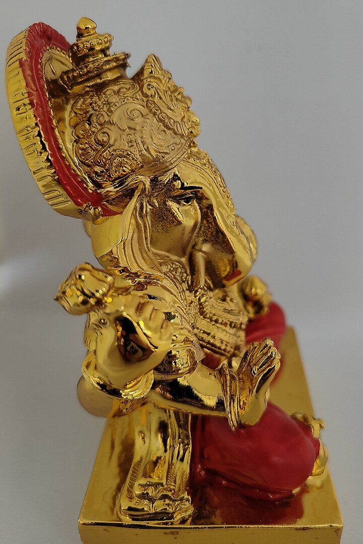 Golden Fibre Lord Ganesha by Home Decor by Aditi at Pernia's Pop Up Shop