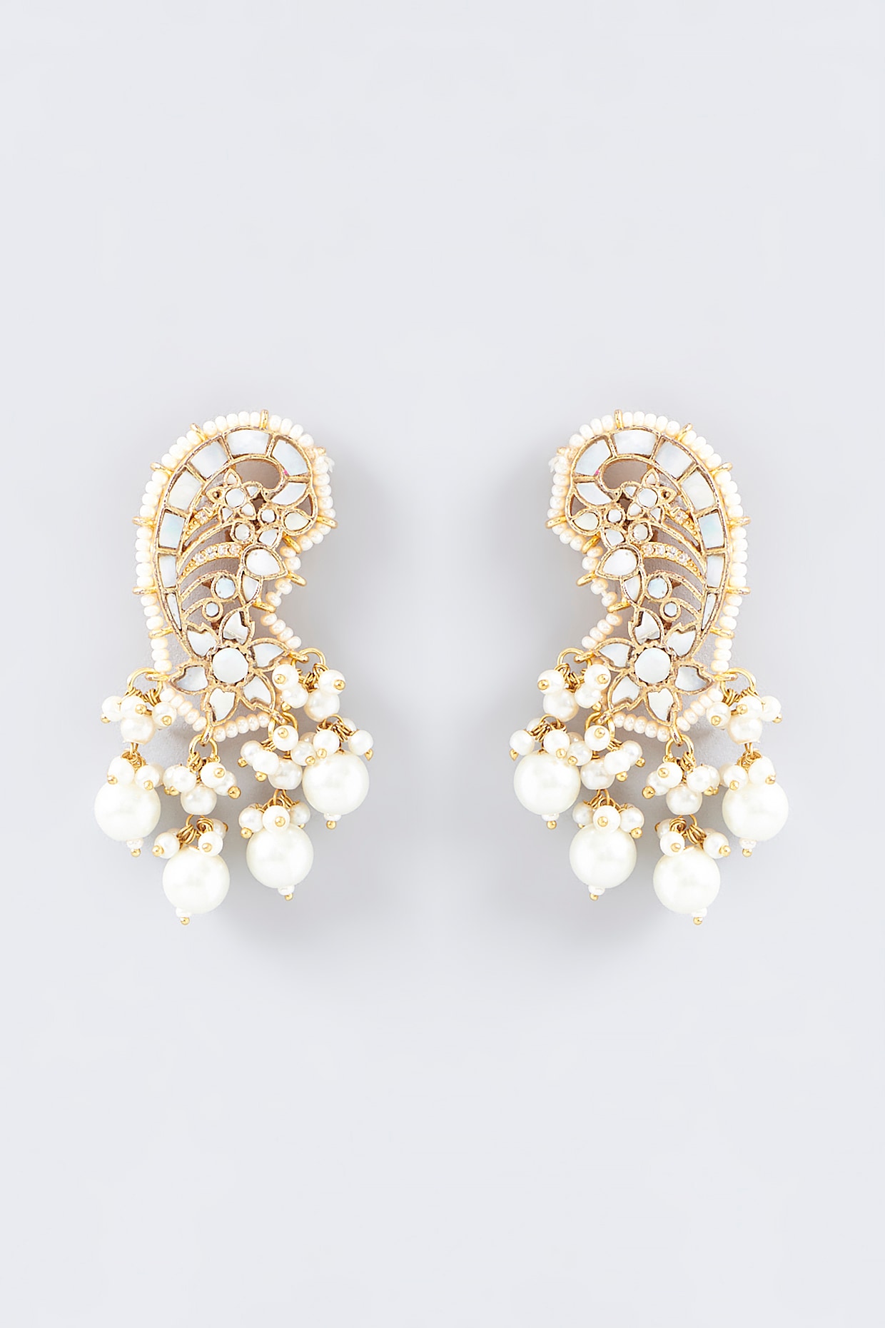 Loved Mother of Pearl Earrings Online Jewellery Shopping India | Yellow Gold  14K | Candere by Kalyan Jewellers