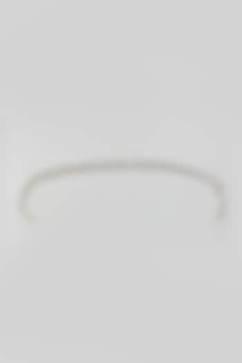 White Finish Zircon Sheehsphool by Adityam Jewels at Pernia's Pop Up Shop