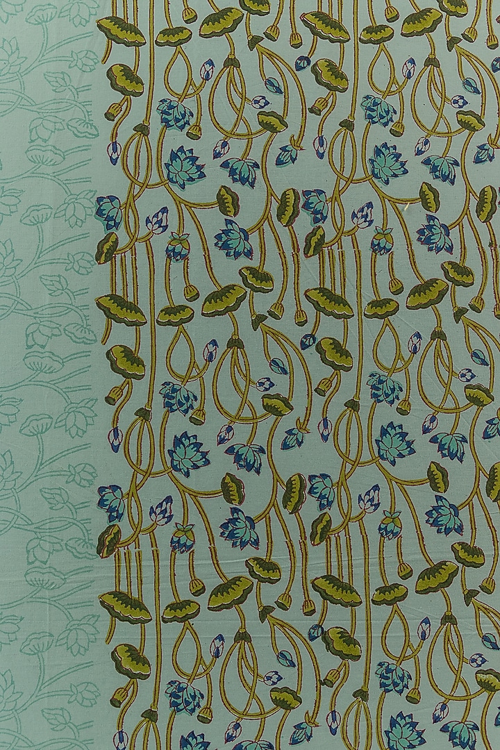 Blue Cotton Floral Printed Bedcover (Set Of 3)
by ADYA at Pernia's Pop Up Shop