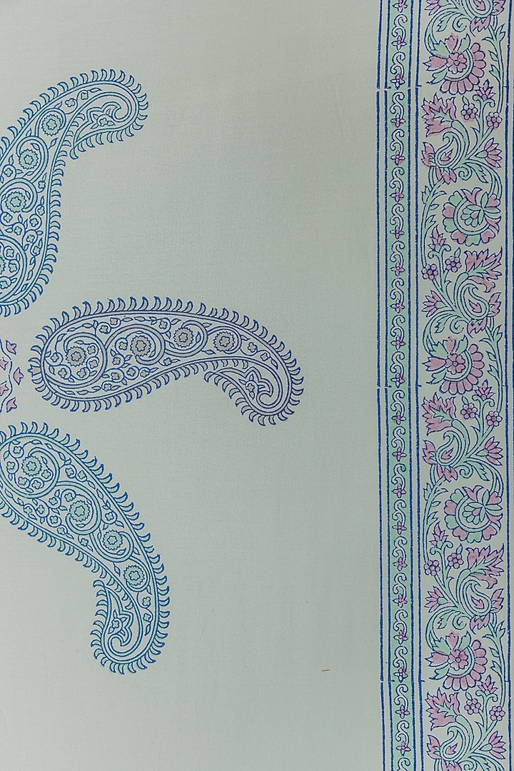 Blue Cotton Floral Printed Bedcover (Set Of 3)
by ADYA at Pernia's Pop Up Shop