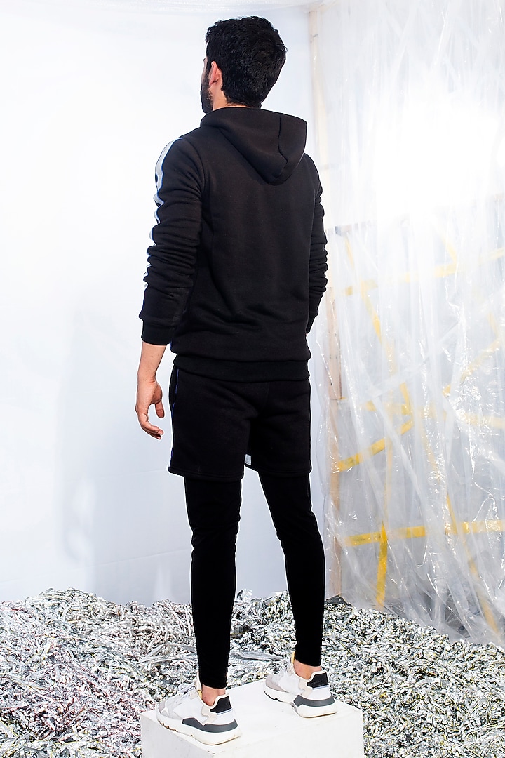 Black Fleece Hoodie by ADK by Avishi Dayal Kalra at Pernia's Pop Up Shop