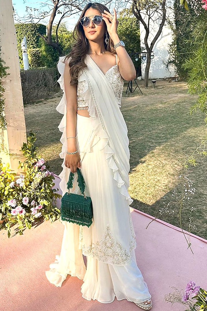 Green Velvet Crystal Work Clutch by Adora by Ankita at Pernia's Pop Up Shop