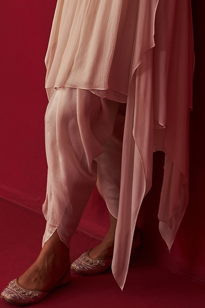 Ivory Georgette Co-Ord Set by Adaara Couture at Pernia's Pop Up Shop