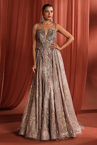 indian cocktail dress Designer Outfits For Women flare cocktail dress offers polished elegance Traditional Indian Wedding Gowns |
