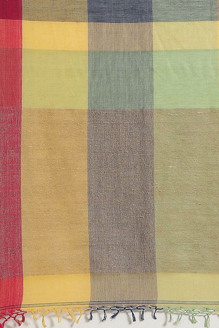Multi Colored Cotton Festive Saree by Aditri at Pernia's Pop Up Shop