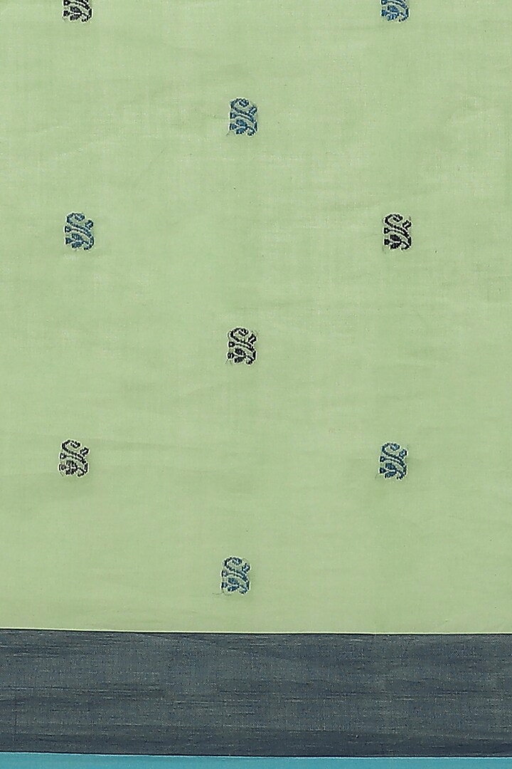 Green Embroidered Festive Saree by Aditri at Pernia's Pop Up Shop