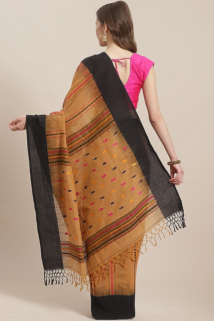 Multi Colored Motifs Printed Festive Saree by Aditri at Pernia's Pop Up Shop