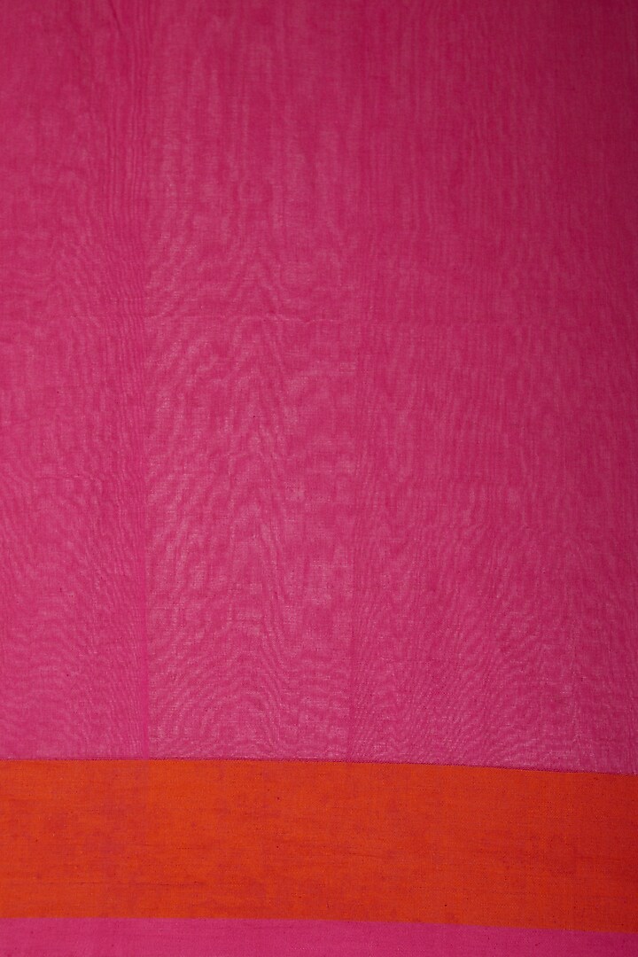 Pink Baluchari Khadi Cotton Festive Saree by Aditri at Pernia's Pop Up Shop