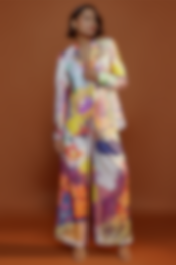 Multi-Colored Embroidered Blazer by Advait at Pernia's Pop Up Shop