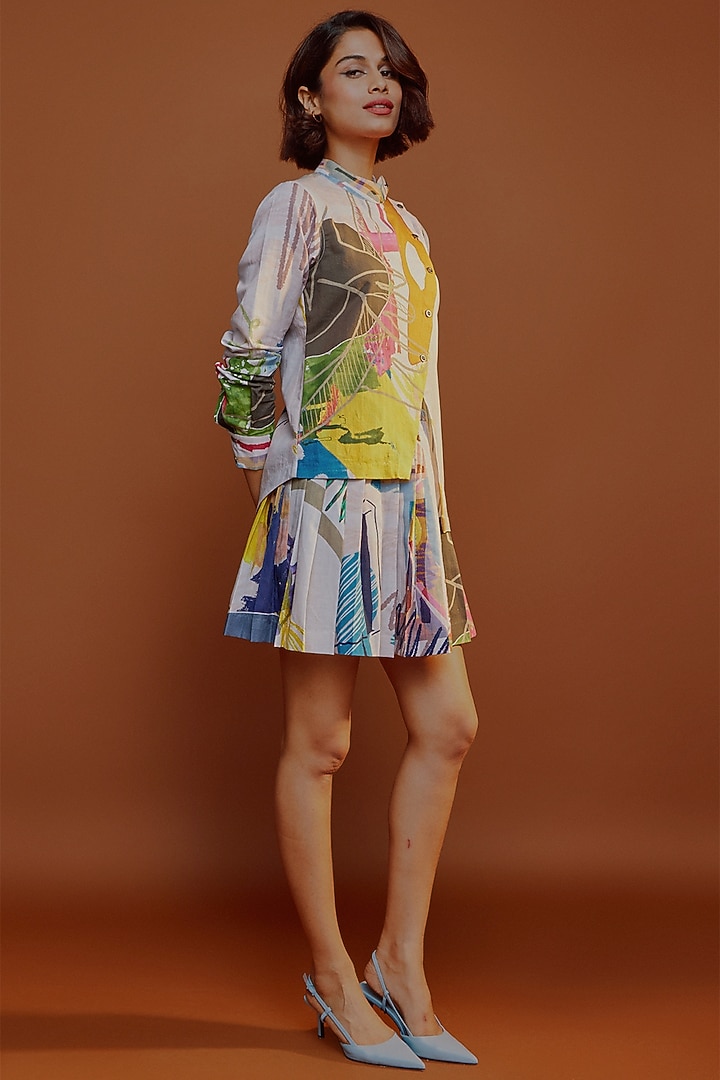 Multi-Colored Hemp Shirt by Advait at Pernia's Pop Up Shop