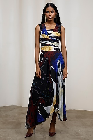 indo western maxi dresses Indo Western Maxi Dress