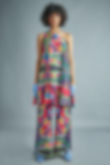 Pink Box Pleated One Shoulder Summer Dress by Advait at Pernia's Pop Up Shop