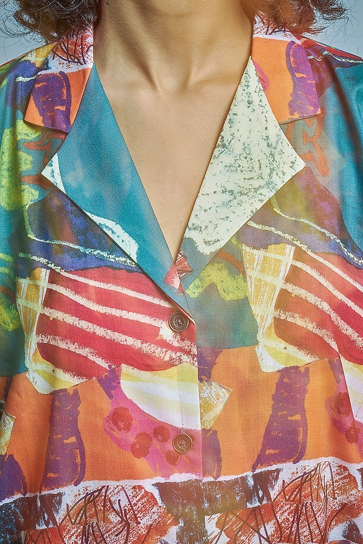 Orange Straight Cut Jumpsuit by Advait at Pernia's Pop Up Shop