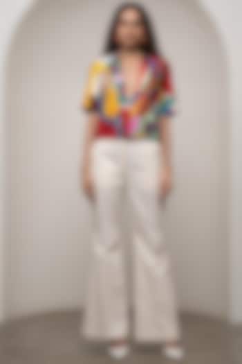 Multi-Colored Cotton Printed Jacket Set by Advait at Pernia's Pop Up Shop