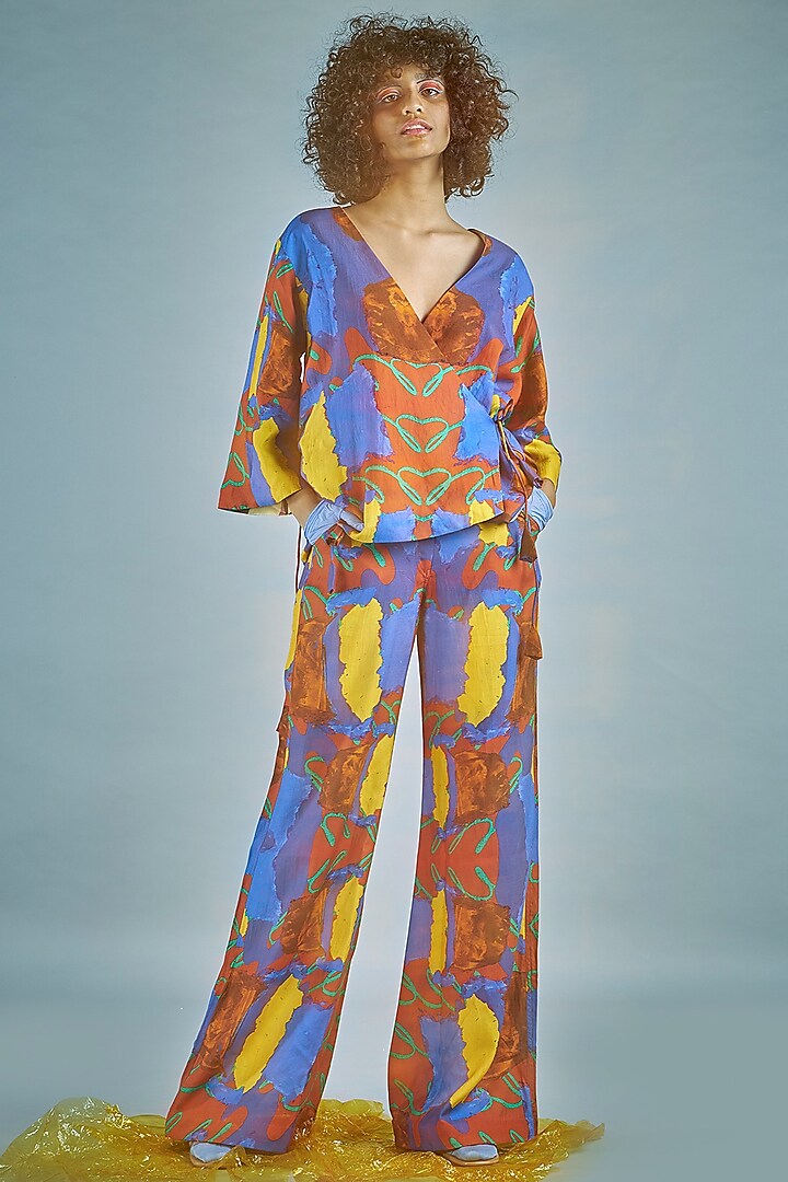Multi-Colored Printed Top by Advait