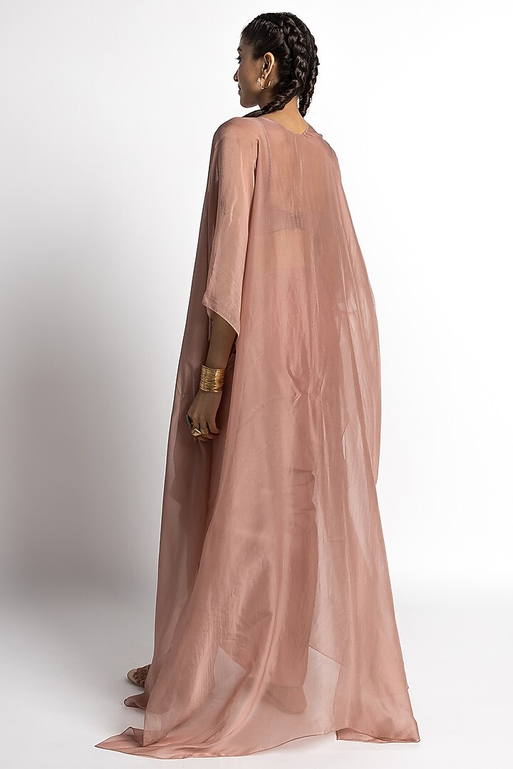 Quartz Satin Draped Skirt Set by Advait at Pernia's Pop Up Shop