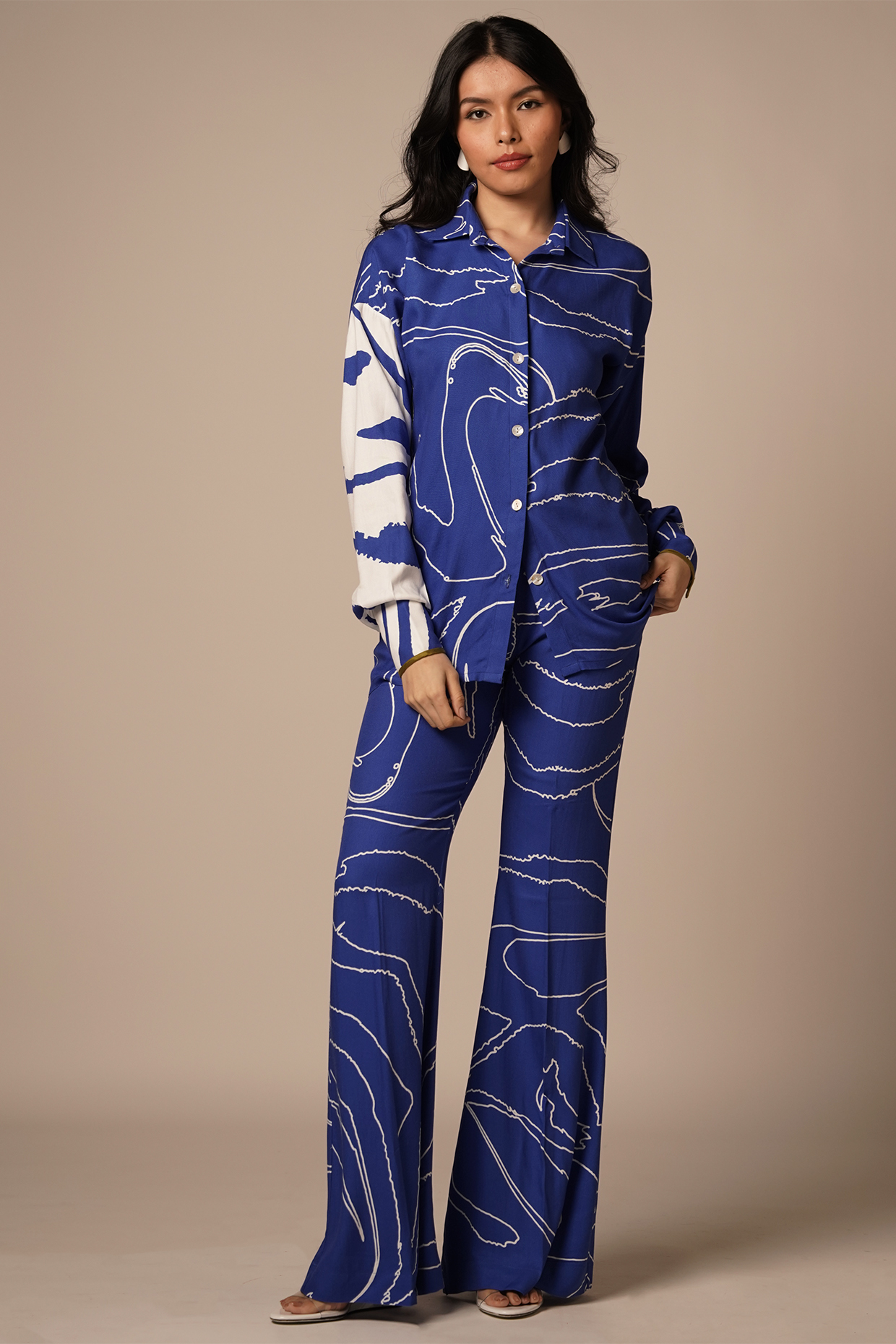 Multi-Colored Rayon Twill Printed Co-Ord Set by Advait at Pernia's Pop Up Shop