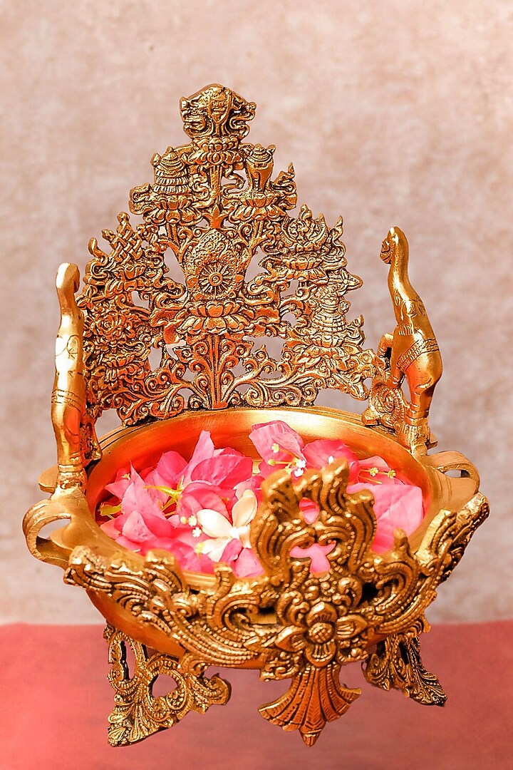 Gold Brass Urli by The Advitya at Pernia's Pop Up Shop