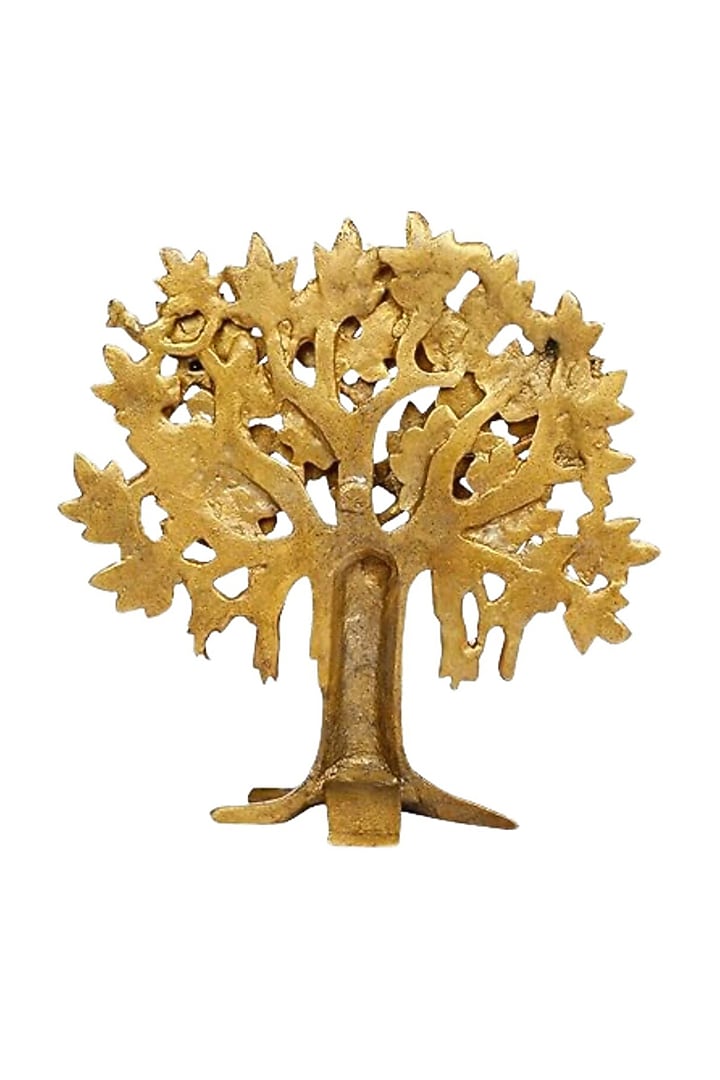 Gold Brass Kalpavriksha Tree Showpiece by The Advitya at Pernia's Pop Up Shop