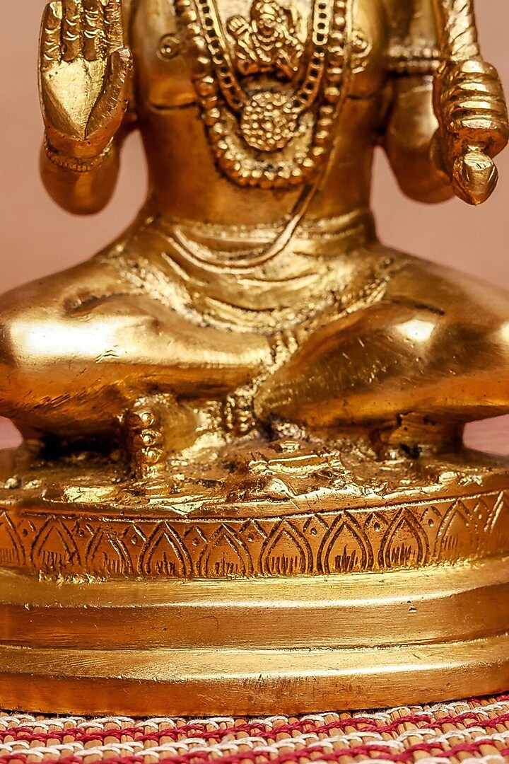Gold Brass Lord Hanuman Idol by The Advitya at Pernia's Pop Up Shop