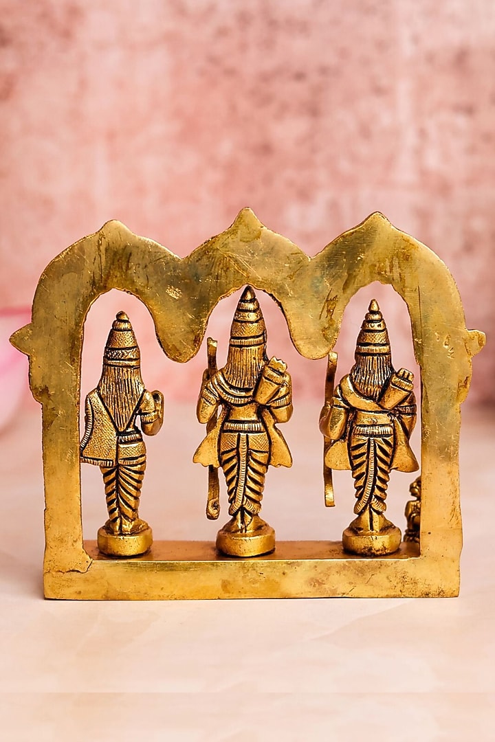 Gold Brass Lord Ram Darbar Idol by The Advitya at Pernia's Pop Up Shop