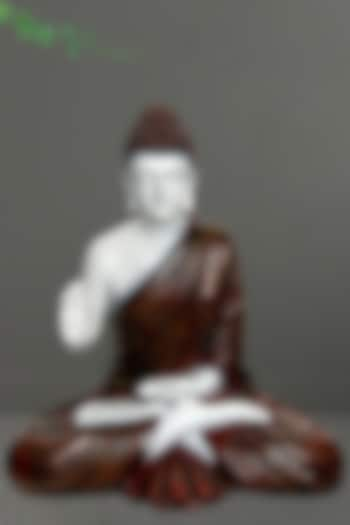 Brown Resin Lord Buddha Meditating Idol by The Advitya at Pernia's Pop Up Shop